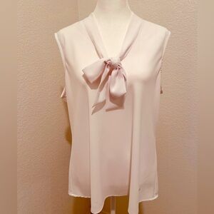 Anne Klein Large tie neck front sleeveless top